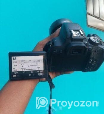 canon 800D with 50mm prime lens 1.8..