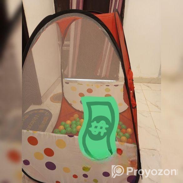 বাচ্চাদের ট্রেন্ট ঘর( তাবু)