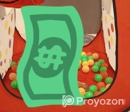 বাচ্চাদের ট্রেন্ট ঘর( তাবু)