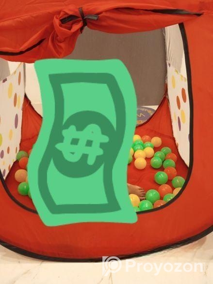 বাচ্চাদের ট্রেন্ট ঘর( তাবু)