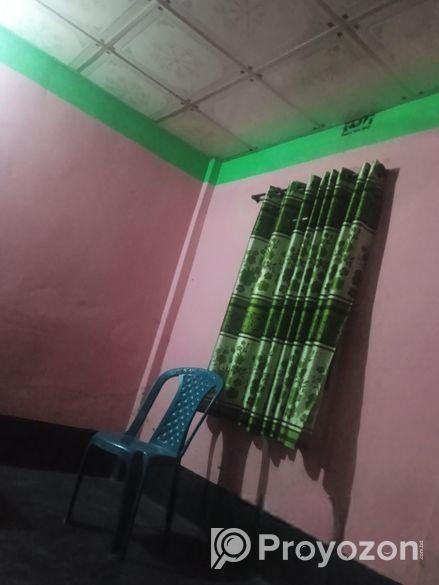 তিন রুম বিশিষ্ট অ্যাটাস্ট বাথরুম কিচেন সাপ্লাই বিদ্যুৎসহ বাইরে বা