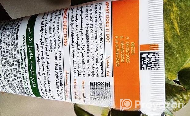 GARNIER fast bright facewash