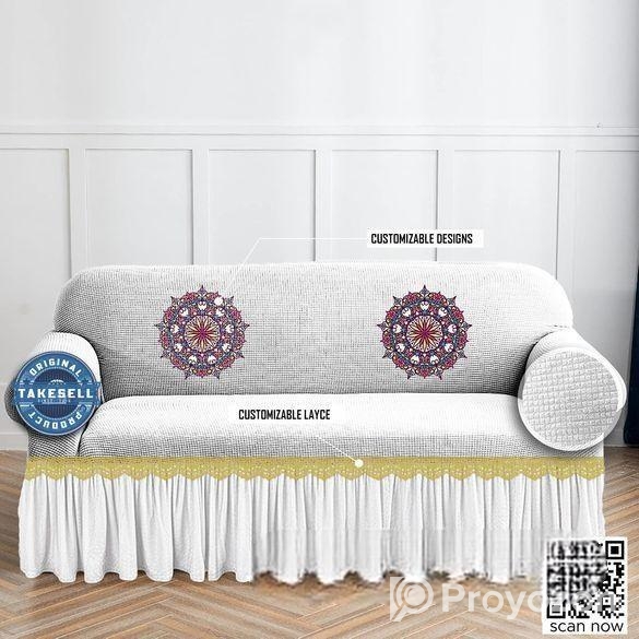 Honeycomb Sofa Cover/ হানিকম্ব কভার