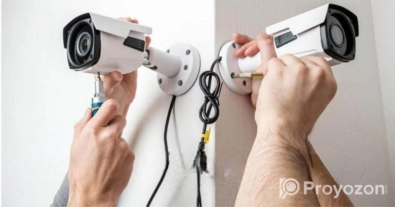 Installation of CCTV Camera PABX & Intercom System