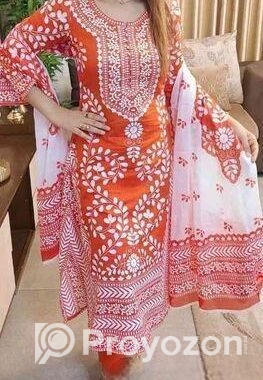 আন-স্টিচড থ্রি পিস