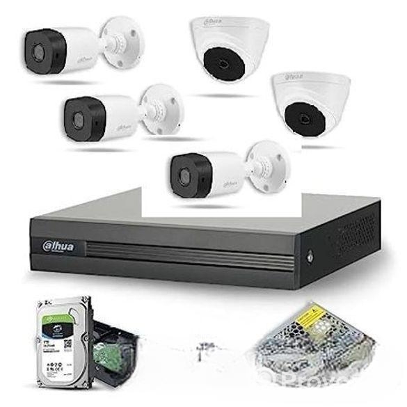 DAHUA 5 PCS CC CAMERA 2MEGAPIXEL NIGHTVISION FULLS