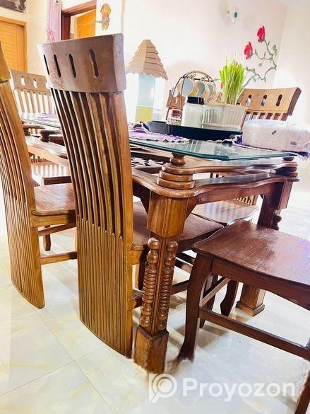 বায়োমেট্রিক সেগুন কাঠের টেবিল