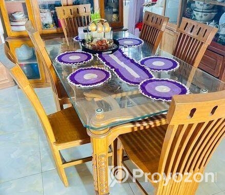 বায়োমেট্রিক সেগুন কাঠের টেবিল