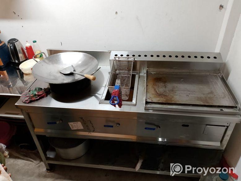 হট প্লেট ডিপ ফায়ার চুলা