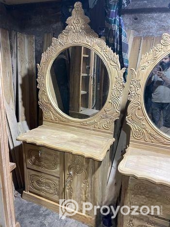 সেগুন কাঠের ড্রেসিং টেবিল