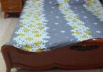 Almirah, Bed and side table brownish color for sel