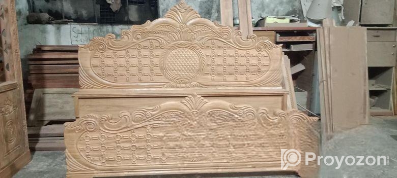 অফারে সেগুন কাঠের খাট