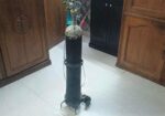 Oxygen Cylinder With Humidifier And Trolly