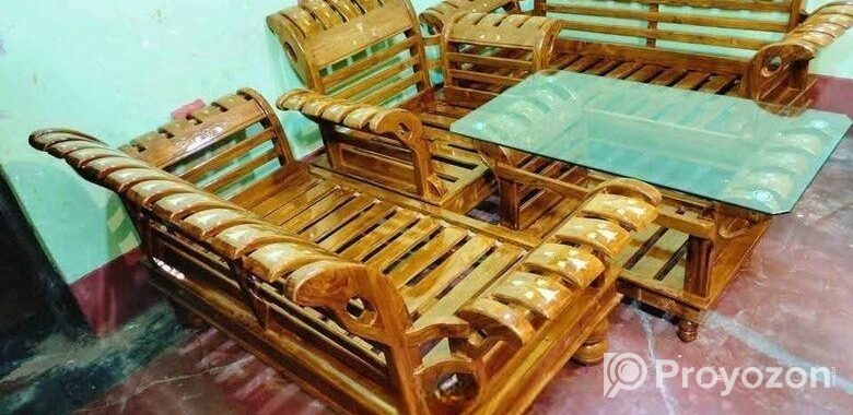 ভাইরাল সোফা সেগুন কাঠের