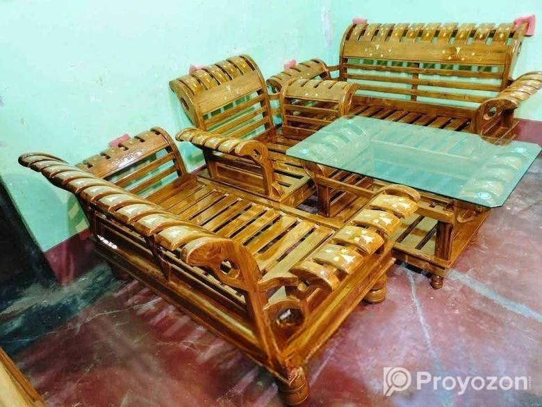 ভাইরাল সোফা সেগুন কাঠের