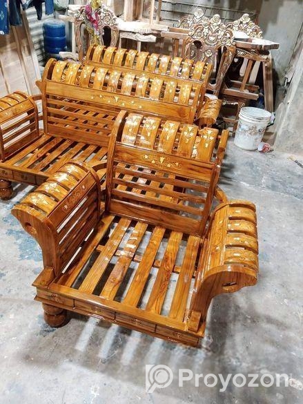 ভাইরাল সোফা সেগুন কাঠের