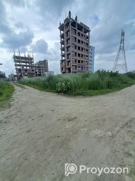 আফতাব নগর K ব্লকে সাত তলা প্লান পাশ সহ