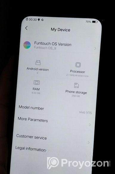 Vivo V15 ৮/২৫৬ Pop up camera (Used)