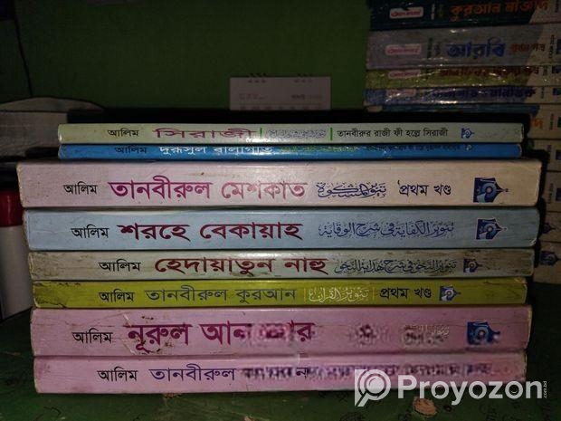 আলিম ২০২৪-২৫ এর এক সেট বই দুই গাইড
