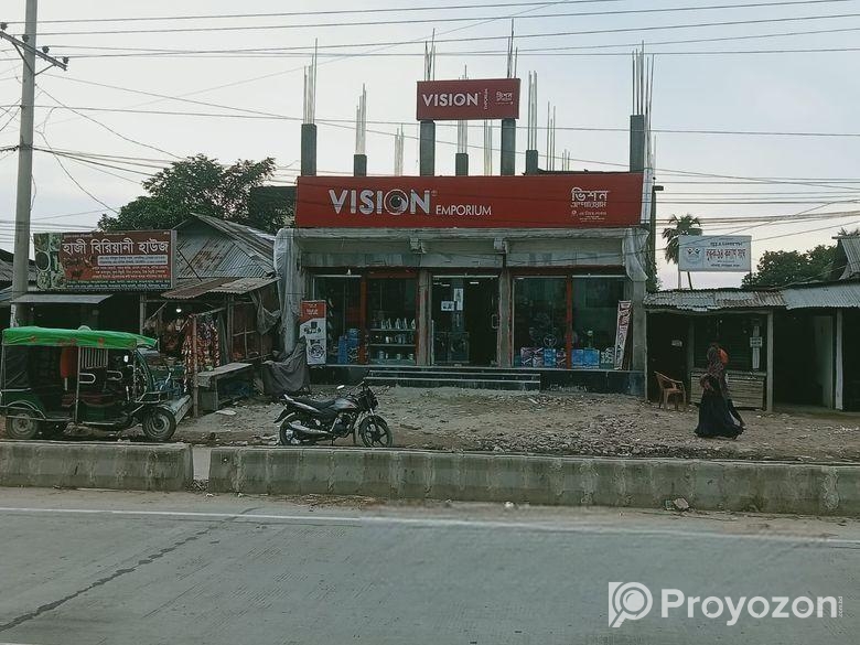 স্থাপনাসহ জমি বিক্রি হবে।