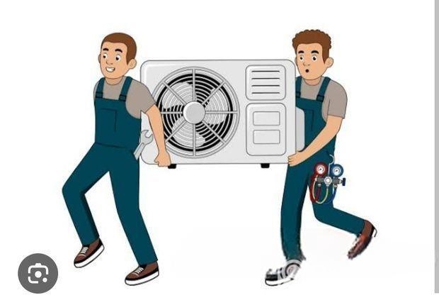 এসি খোলা এবং ফিটিং