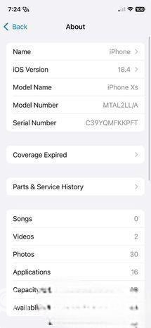 Apple iPhone X ‘ (Used)