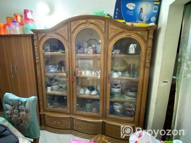 শোকেস বিক্রি করবো। আকাশী কাঠের