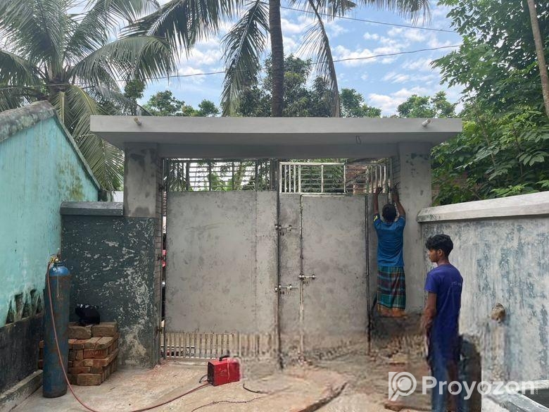 সুন্দর ডিজাইন এর গেট খুবই অল্প খরচে বানান