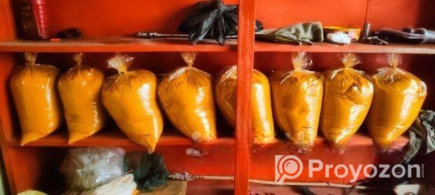 পাহাড়ি হলুদের গুঁড়া