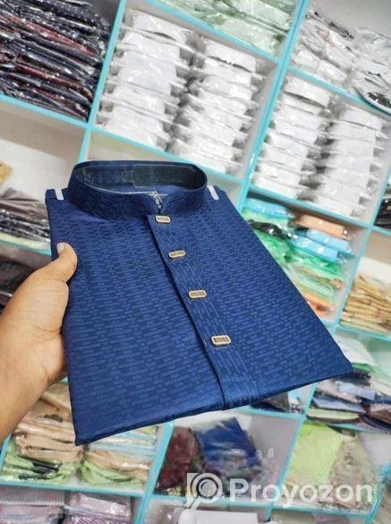 ব্লু এবং লেমন কালার প্রিমিয়াম পান্জাবি।