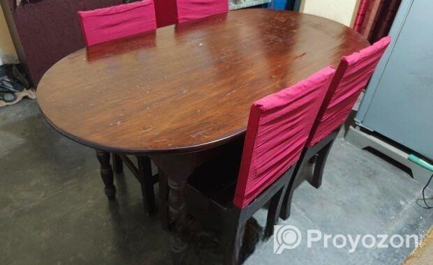 Dining table with chair