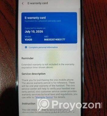 Vivo y295g (Used)
