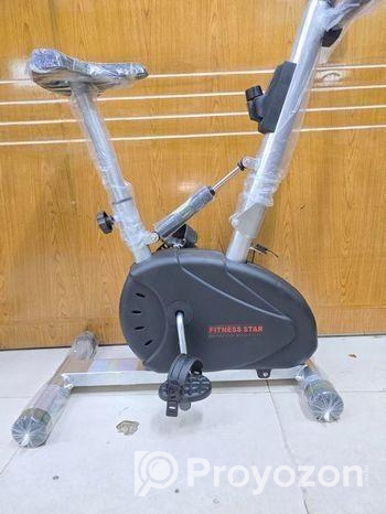 Magnetic exercise bicycle