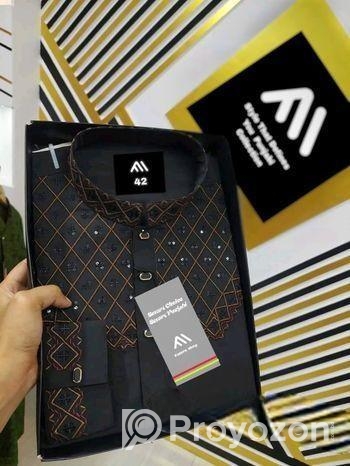 Cotton Panjabi with China Snap Button Trendy & Comfortable