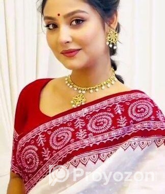 Skin Print Half Silk Sharee with Blouse Piece