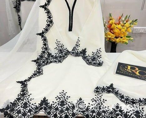 Embroydery Cotton Three Piece