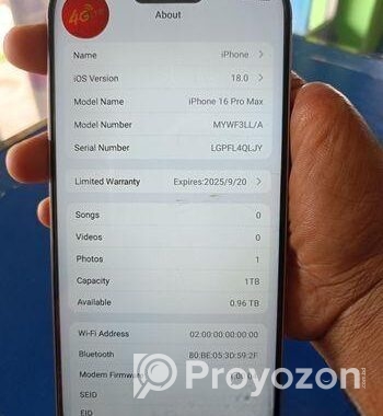 Apple iPhone 16 Pro Max master copy (New)