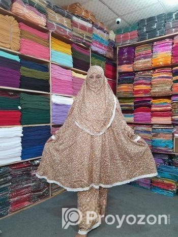 লিলেন কাপরের সেট খিমার।