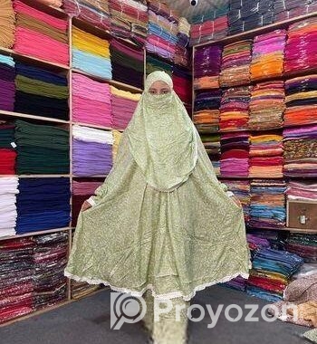 লিলেন কাপরের সেট খিমার।