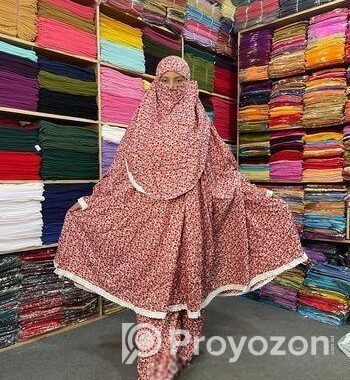 লিলেন কাপরের সেট খিমার।