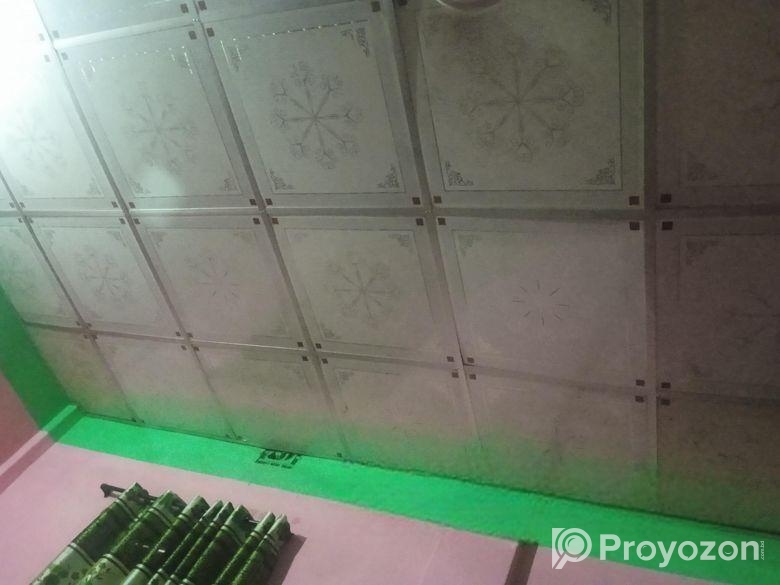 তিন রুম বিশিষ্ট অ্যাটাস্ট বাথরুম কিচেন সাপ্লাই বিদ্যুৎসহ বাইরে বা