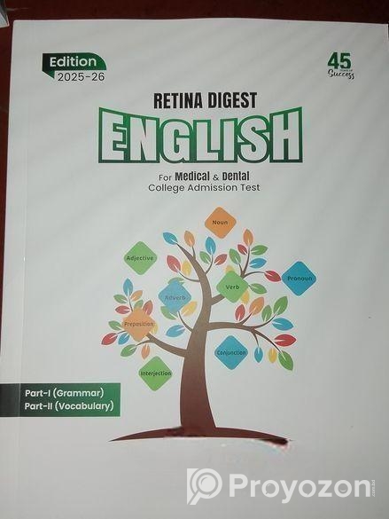 রেটিনা প্রশ্নব্যাংক+রেটিনা ইংরেজি ডাইজেস্ট+রেটিনা সাধারণজ্ঞান ডাই