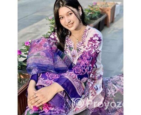 Pure Dubai Silk Digital Print Three Piece