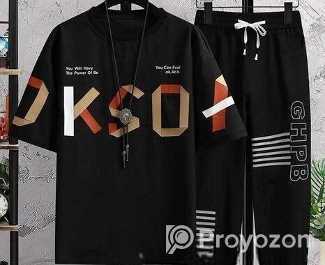 Mas T-shirt & Full Pant Set