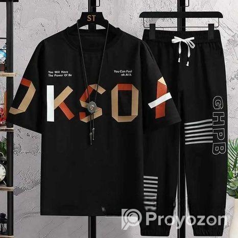 Mas T-shirt & Full Pant Set