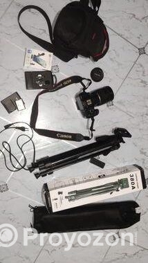 Canon 1200d with 18-200mm Zoom Lance And Camera Stand K8 Micropho
