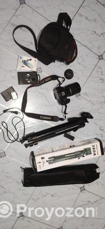 Canon 1200d with 18-200mm Zoom Lance And Camera Stand K8 Micropho