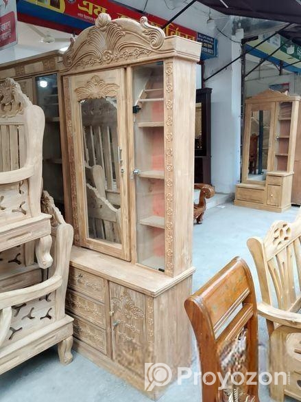 চিটাগাং সেগুন কাঠের ডেসিন টেবিল ভিতরে। গাধার কাঠ হাতে বার্নিস