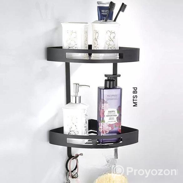 অ্যালুমিনিয়াম কর্নার শেলফ – ওয়াশরুম ও কিচেনের জন্য