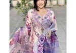 Pure Dubai Silk Digital Print Three Piece